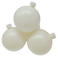 HDPE PCM-bollen [bron: Pluss Advanced Technolgies]